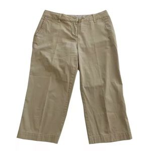 IZOD Saltwater Chinos Tan Khaki Crop‎ Pants
